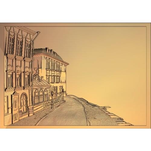 House 3D STL Model for CNC Router Engraver Carving Machine Relief Artcam aspire M28