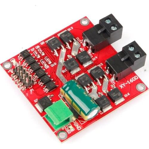Motor Drive Module 12/24V/7A160W Dual DC Motor Drive Board Module H Bridge L298 Logic