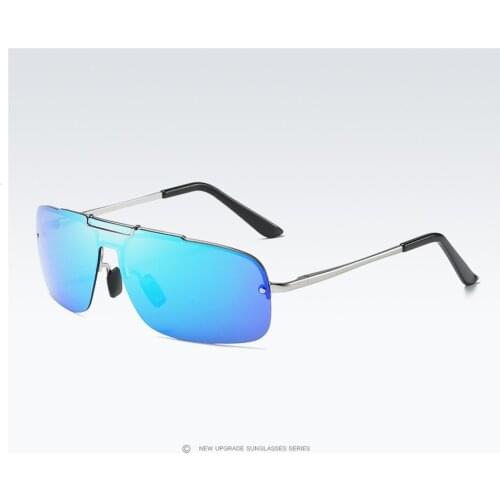 2018 New mens polarized sunglasses driver sunglasses driving mirror aluminum magnesium legs free shipping A542