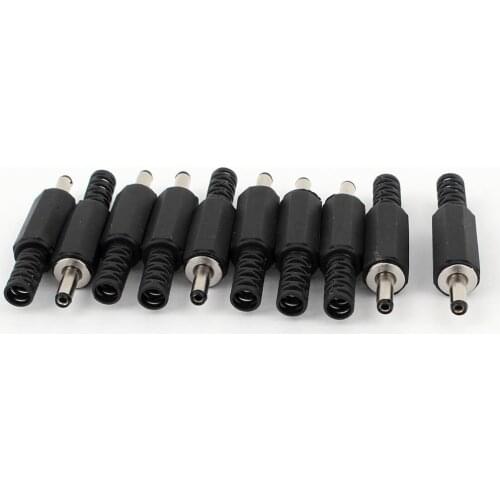 New Spare Parts 3.5mm x 1.35mm DC Power Male Plug Jack Connector 10pcs