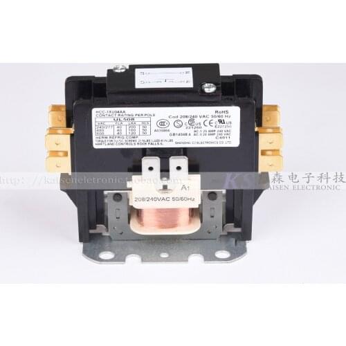 208V/240V 30A single phase HCC-1NU02AAC ULCSA HVAC heat pump AC contactor
