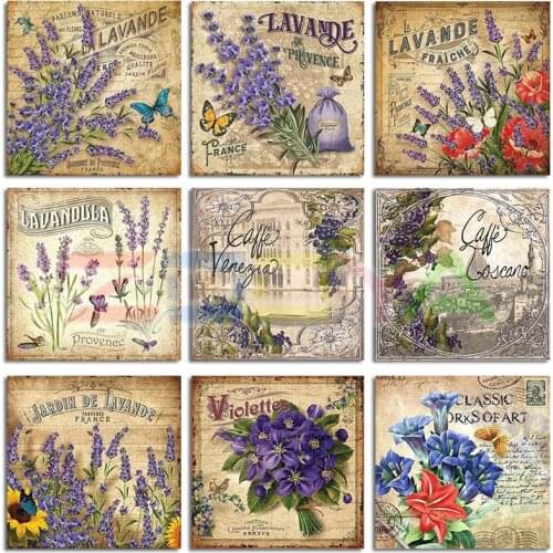 Full Square / Round Drill 5D Diy Diamond Painting Flower Text 3D Embroidery Cross Stitch 5D Diamond Mosaic Home Decor Gift Lx868