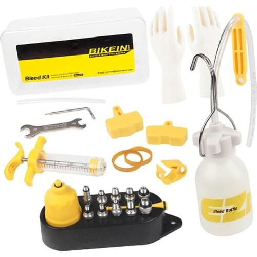 Professional Bike Disc Brake Mineral Oil Bleeding Filling Tools Kit
