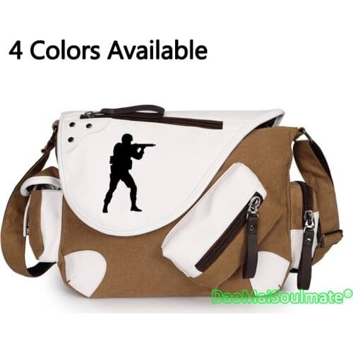 Shooting Game 4 Colors Boys Notebook Shoulder Messenger Bags Teenagers School Bag Boys Laptop Crossbody for Youth Students