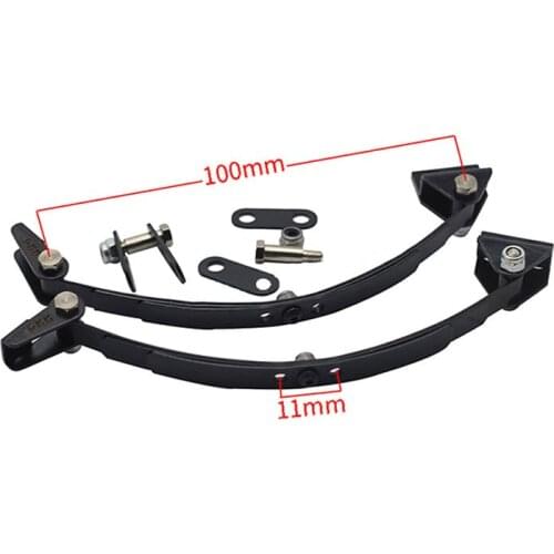 1 Pair of Front Shock Absorbers Suspension Steel Plate for 1/14 Tamiya RC Truck Trailer Tipper Scania MAN Benz Volvo Car Parts