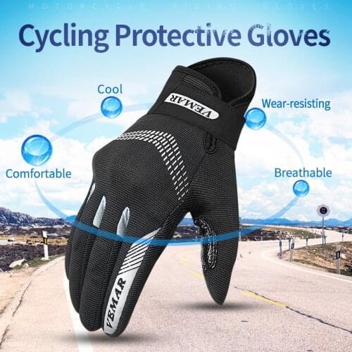 VEMAR VE-194 Touring Gloves Motorcycle Biker Urban Motobike Protective Gloves Reflective S M L XL XXL