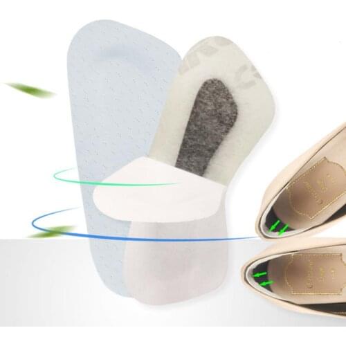 1/3/5/10 Pair Forefoot Insoles High Heel Shoes Gel Insoles Breathable Self-adhesive Invisible Cushion Insert Protector Pad
