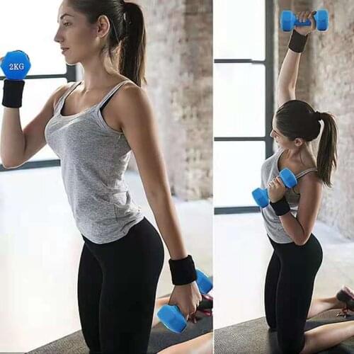 1Piece Home Fitness Gym Workout Equipment Surface Non-Slip Weight Lifting Women Combination Portable Dumbbell Sports