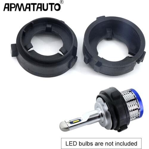 2pcs H7 LED Headlight Bulb Holder Base Adapter Adapter socket For Volkswagen Golf-6 Sharan replace original Holder