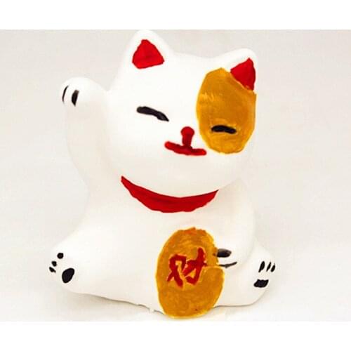 3D Lucky Cat Aromatic Gypsum Decoration Modular Candle Modular Molds C1181