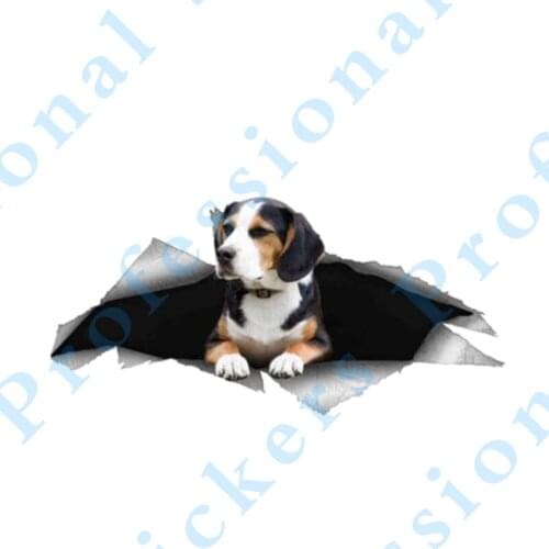 3D Animal 13 x 8.8 Golden Retriever car sticker 3D Pet Graphic Vinyl Decal Car Motorcycle Laptop Vinyl Animal Car Stickers