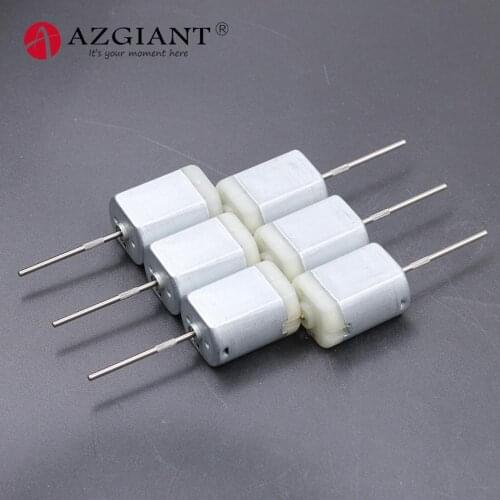 6pcs DC 12V Car Door Lock Motor 35mm Long shaft 11000rpm Carbon Brush Motor Automatic