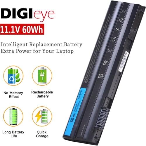 11.1V 60Wh T54FJ/E6420 Laptop Battery for Dell Latitude E6520 E6420 E6430 E6440 E5530 E5520 M5Y0X HCJWT T54FJ 911MD 4YRJH PRRRF