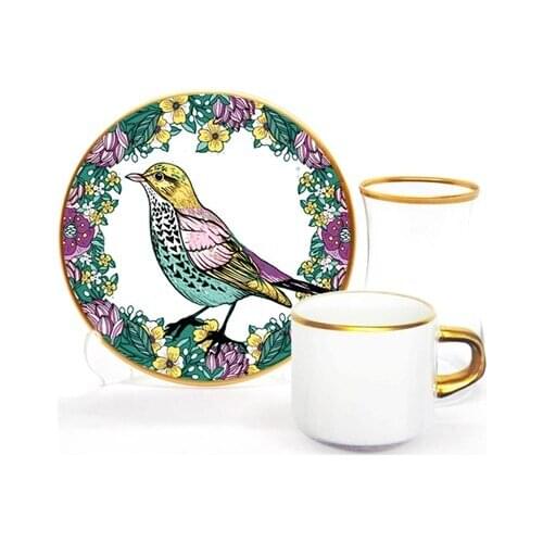 Drop Focus Tea Coffee Set 18 Pieces Sparrow