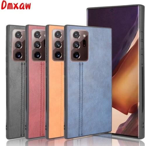 Casing For Samsung Galaxy Note 20 Ultra A01 M01 Core S20 FE 5G M51 A41 A31 Case Fashion Retro Car Line Leather Case Back Cover