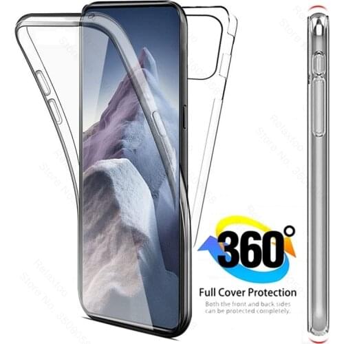 360 Degree Full Cover for Xiaomi Xiomi Xaomi Xiami Mi 11Ultra Mi11My 11 Ultra 5G Case Crystal Clear Soft Silicone TPU Gel Shell