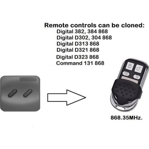 For Clone digital 382/384/D302/D304/D313/D323 replacement gate garage door remote transmitter door duplicator