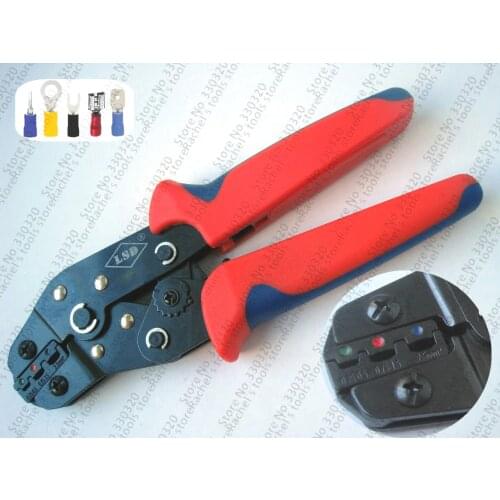 DN-02C Crimping pliers for pre-insulated connector and terminal:0.25~2.5mm2