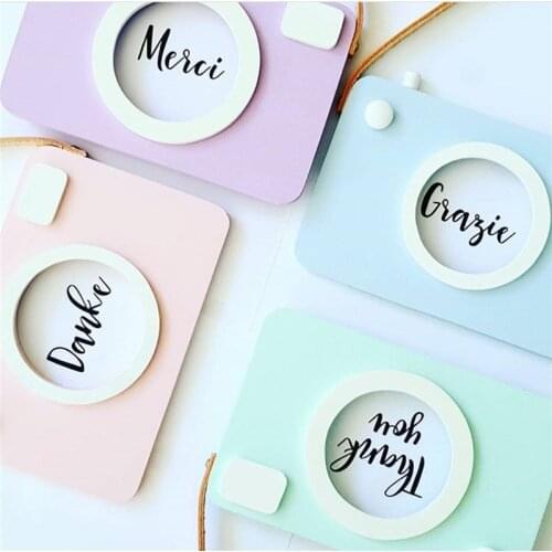 Nordic European Style Camera Toys For Baby Kids Room Decor Furnishing Articles Child Birthday Christmas Gifts Wall hanging