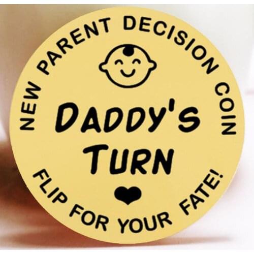 Foot Print Exquisite Round Commemorative Coins Babies Metal Coins Durable for Game