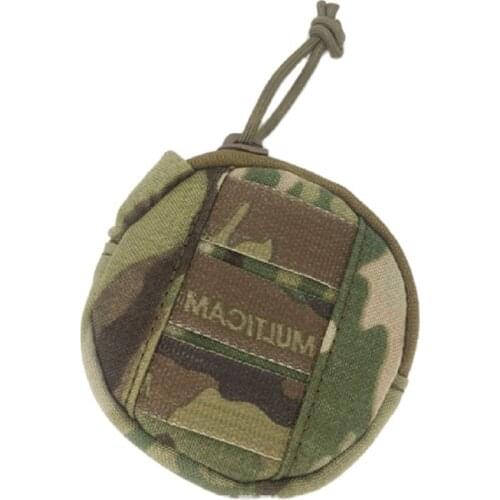Round Coin Bag Army Fan Cover Bag Pocket Change Purse
