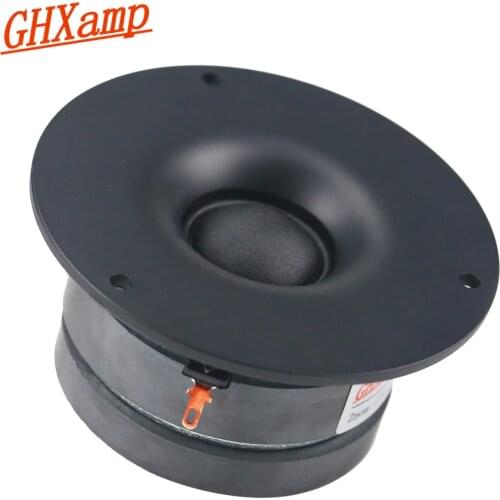 2019 GHXAMP 3.5 Inch 4Ohm 25W Dome Silk Tweeter Speaker Unit Bluetooth Speaker DIY Home Theater 25Core 30KHz 1PCS