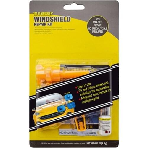 Car Windshield Repair Kit Auto Glass Crack Repair Tools with Repair Resin