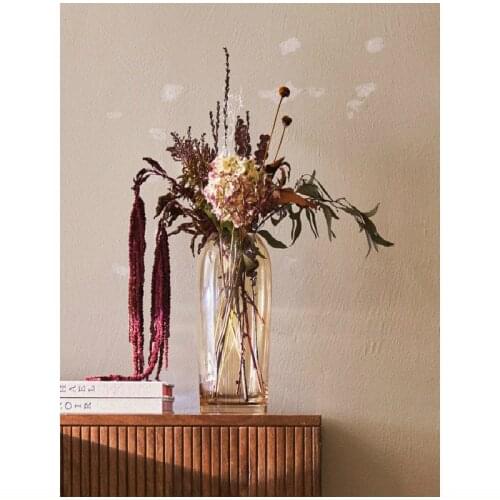 Nordic Home Creative Simple Transparent Glass Vase flower vase