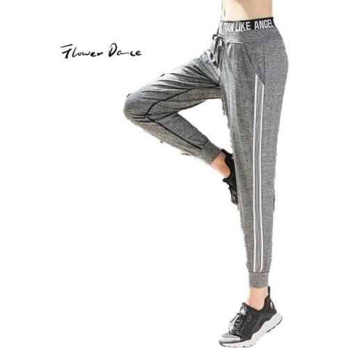 FlowerDance Slim Yoga Pants Tight Trouser Gym Leggings Women Tights Women Gym Leggings Energy Yoga Pants With Pockets