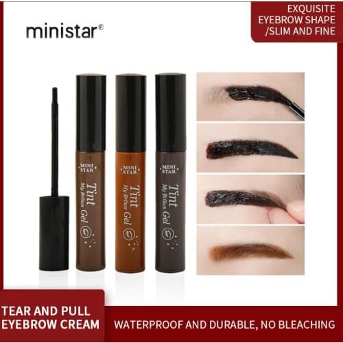 Semi-permanent Tearing Eyebrow Cream Long Lasting Waterproof EyeBrow Gel Tint Gel Make-up For Women Cosmetics Makeup TSLM1