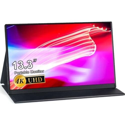 13.3 Inch 4k IPS Portable Monitor Laptop Gaming Monitors HDMI LED Display For Computer PC PS4 Xbox Camera 3840 x 2160 Screen