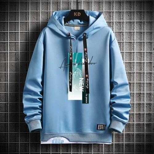 Large Size M-4XL Casual Mens Autumn Cool Hooded Sweatshirts Hip Hop Hoodies Long Sleeve Pullover Spring Streetwear Brand Tops