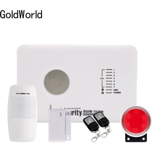 App Control Wireless GSM SMS security home alarm system Russian language 433Mhz