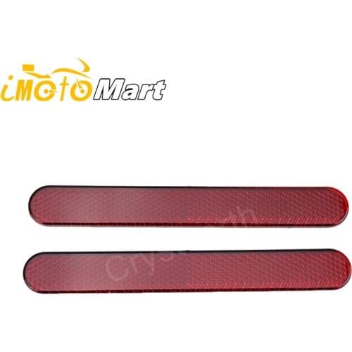 Motorcycle Rear Mudguard Fender Reflectors Case Reflective Stickers For Harley Sportster XL883 XL1200 2007-2018 2017 2016 2015