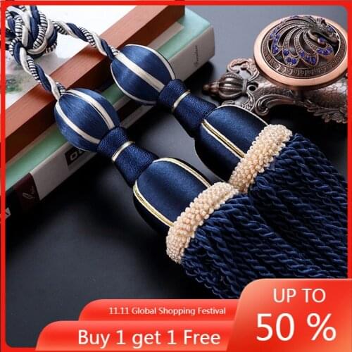 Orchid Ball Curtain Bandage Hanging Ball Tassel Hanging Ball Accessories Wholesale Accessories Curtain Decoration Double Ball