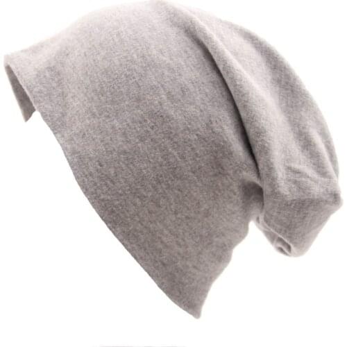 CUHAKCI Women Cotton Solid Spring Gorros Winter Beanie Hat High Cost Performance Casual Multifunctional Skullies Outdoor