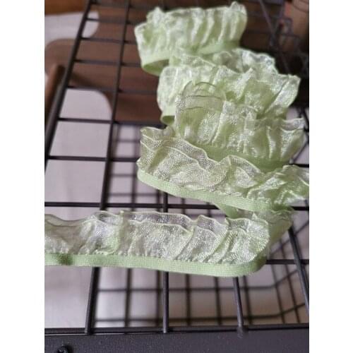 1M Elastic Silver Lace Fabric Guipure Appliques Lace Trim Collar Ribbon Gold Lace Elastic Ribbons Sewing Trimmings Crafts P10