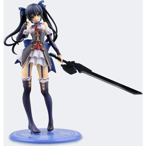 20cm Hyperdimension Neptunia Black Heart Noire Scale Painted Japanese Anime Figures Action & Toy Figures Model Collection