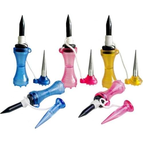 5Pcs Mini Low-Resistance Anti-impact Elastic Golf Tee Ball Nail Sport Accessory