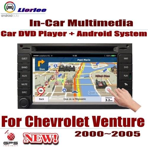 For Chevrolet Venture 2000-2005 Car Android DVD GPS Player Navigation System HD Screen Radio Stereo Integrated Multimedia