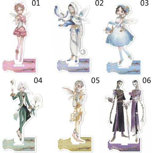 Anime Man Identity V Key Chain Women Acrylic Game Stand Cartoon Model Key Ring Kids High Quality Fashion Emily Dyer Brelok