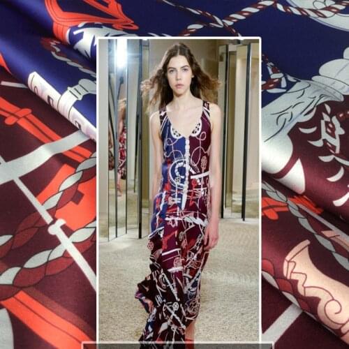 European brand classic digital printing fabrics, abstract patterns, sewing fabrics, factories and stores are not out of stock