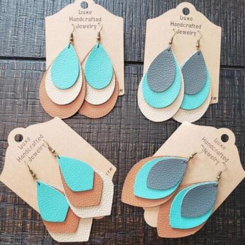 Drop Shape Japan Steel Blade Rule Die Cut Steel Punch Teardrop Earrings Cutting Mold Wood Dies for Leather Cutter Leather Crafts