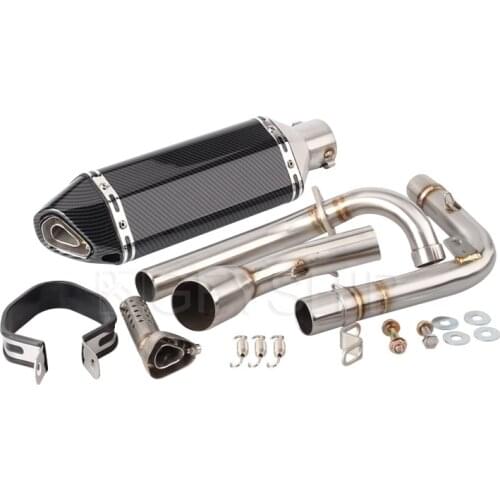 For Honda Grom MSX125 2013 204 2015 MSX125 MSX 125 Escape Motorcycle Exhaust Muffler And Link Pipe Full System