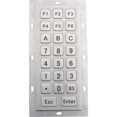 Stainless steel keyboard Numeric keypad Metal Kiosk Keyboards matrix keypads