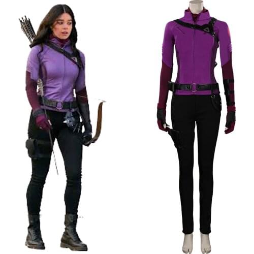 Hawkeye Kate Bishop Cosplay Costume Halloween Carnival Suit For adult Women Girls Custom Made