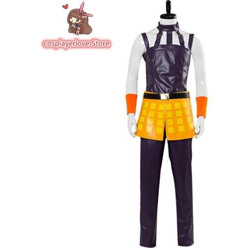 JoJos Bizarre Adventure: Golden Wind Ghirga Narancia Cosplay Carnaval Costume Halloween Christmas Costume