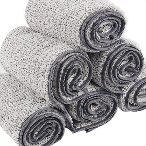 Kitchen Dishcloth Anti-grease Rags Super Absorbent Superfine Bamboo Fiber Cleaning Cloth Gray Home Washing Dish Cleaning Towels