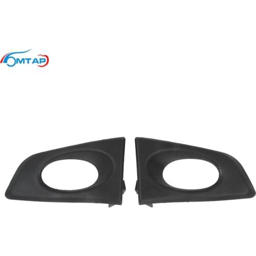 MTAP Car Fog Light Fog Lamp Cover For HONDA FIT JAZZ 2009 2010 2011 GE6 GE8 Front Bumper Foglight Foglamp Hood Garnish Trim