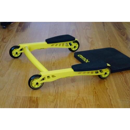 Fitness Equipment Four-wheel Abdomen Wheel Fitness Exercise Small Fitness Push-ups Training Abdominal Muscles